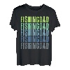Vater Angler Kinder Vatertag Sohn Töchter Papa Angeln T-Shirt