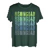 Vater Angler Kinder Vatertag Sohn Töchter Papa Angeln T-Shirt