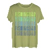 Vater Angler Kinder Vatertag Sohn Töchter Papa Angeln T-Shirt