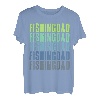 Vater Angler Kinder Vatertag Sohn Töchter Papa Angeln T-Shirt