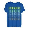 Vater Angler Kinder Vatertag Sohn Töchter Papa Angeln T-Shirt