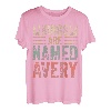 Lustiger personalisierter Name Shirt Kings Are Named Avery T-Shirt