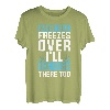 If Hell Freezer Over I'll Ice Fish For Ice Fishing Liebhaber T-Shirt