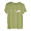 Angler Herzschlag EKG Puls Fischer Angelboot Fischen Angeln T-Shirt