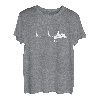 Angler Herzschlag EKG Puls Fischer Angelboot Fischen Angeln T-Shirt