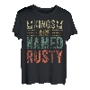Lustiger personalisierter Namens-Shirt Kings Are Named Rusty T-Shirt