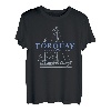 Torquay South Devon, England Segeldesign T-Shirt