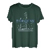 Torquay South Devon, England Segeldesign T-Shirt