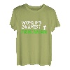 World's Okayest Fisherman Funny Fishing T-Shirt für Angler T-Shirt