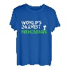 World's Okayest Fisherman Funny Fishing T-Shirt für Angler T-Shirt
