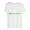 World's Okayest Fisherman Funny Fishing T-Shirt für Angler T-Shirt