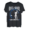 Lustige Fischerrolle zum Vatertag, cooler Opa, Angelliebhaber T-Shirt