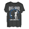 Lustige Fischerrolle zum Vatertag, cooler Opa, Angelliebhaber T-Shirt