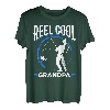 Lustige Fischerrolle zum Vatertag, cooler Opa, Angelliebhaber T-Shirt