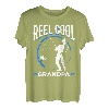 Lustige Fischerrolle zum Vatertag, cooler Opa, Angelliebhaber T-Shirt