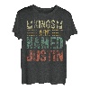 Lustiger personalisierter Name Shirt Kings Are Named Justin T-Shirt