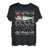 Weihnachtsmütze mit Fischmotiv, Chinook, Lachs T-Shirt