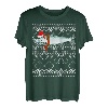 Weihnachtsmütze mit Fischmotiv, Chinook, Lachs T-Shirt