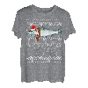 Weihnachtsmütze mit Fischmotiv, Chinook, Lachs T-Shirt