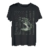 Camouflage American Flag Fish - Lustiges Zander Jäger T-Shirt