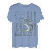 Camouflage American Flag Fish - Lustiges Zander Jäger T-Shirt