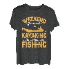 Wochenendvorhersage Kajakfahren mit einer Chance auf Angelkajaker T-Shirt