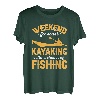 Wochenendvorhersage Kajakfahren mit einer Chance auf Angelkajaker T-Shirt