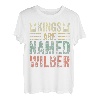Kings Are Named Wilber Shirt Lustiger Personalisierter Name T-Shirt
