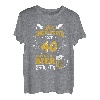 Herren Der Angelkönig Ist 40 Rute Und Bier Zu Mir Angler Geburtstag T-Shirt
