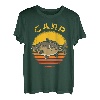 Karpfen Angeln Rolle Rute Carp Fishing im Retro Vintage Stil T-Shirt