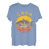 Karpfen Angeln Rolle Rute Carp Fishing im Retro Vintage Stil T-Shirt