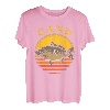 Karpfen Angeln Rolle Rute Carp Fishing im Retro Vintage Stil T-Shirt