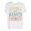Kings Are Named Everett Shirt Lustiger Personalisierter Name T-Shirt