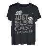 Just One More Cast I Promise Lustiges T-Shirt für Angelsüchtige T-Shirt