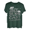 Just One More Cast I Promise Lustiges T-Shirt für Angelsüchtige T-Shirt