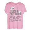 Just One More Cast I Promise Lustiges T-Shirt für Angelsüchtige T-Shirt