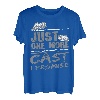 Just One More Cast I Promise Lustiges T-Shirt für Angelsüchtige T-Shirt