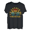 Hapfox Season Geschenke Lustige Hirsch Retro Jäger T-Shirt