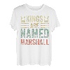 Kings Are Named Marshall Shirt Lustiger Personalisierter Name T-Shirt
