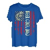 Herren USA Patriotische Rolle Cool Dad For Best Daddy Father's Day T-Shirt