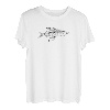 Flying Fish Einfaches Grafik-T-Shirt T-Shirt