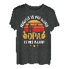Herren Lustiges Angler Angeln mit Opa und Enkel Geburtstag Vatertag T-Shirt
