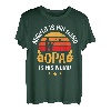 Herren Lustiges Angler Angeln mit Opa und Enkel Geburtstag Vatertag T-Shirt