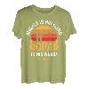 Herren Lustiges Angler Angeln mit Opa und Enkel Geburtstag Vatertag T-Shirt