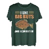 I Like Big But and I Cannot Lie Halibut Fishing T-Shirt