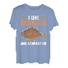 I Like Big But and I Cannot Lie Halibut Fishing T-Shirt