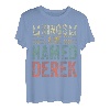 Lustiger personalisierter Name Shirt Kings Are Named Derek T-Shirt