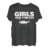 Mädchen Can Fish Too T-Shirt T-Shirt
