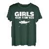 Mädchen Can Fish Too T-Shirt T-Shirt