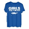 Mädchen Can Fish Too T-Shirt T-Shirt